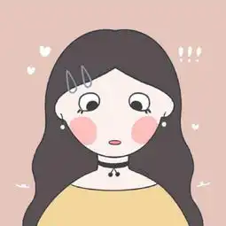  粉色系列女生动漫头像可爱少女心