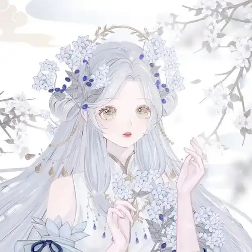  蓝色系女生头像我和我以后的日子都会发光