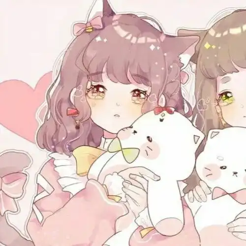 闺蜜头像仙女系一人一半
