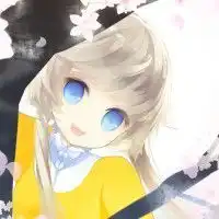  朦胧美的绘画女生头像