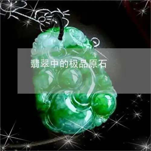  翡翠中的极品原石