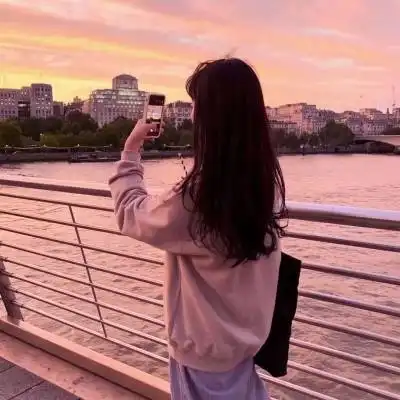  女头侧脸长发高清好看的女头森系侧脸系列