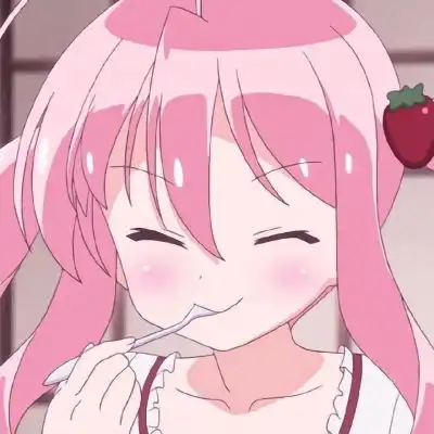 粉色系女头像动漫