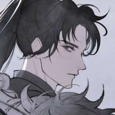  二次元男生头像,二次元手绘古风男头像高清