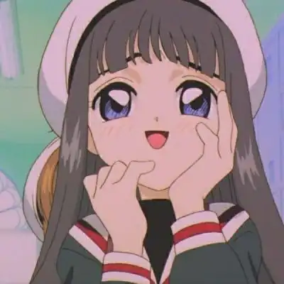 红色系女生头像二次元
