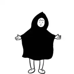 蓝色系手绘女生头像图集