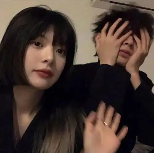 情侣头像绿色系一男一女