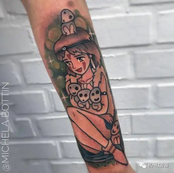  tattoo纹身素材宫崎骏动画系列