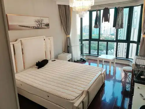  3.4号线中潭路,实体朝南大主卧,民用水电,交通便...