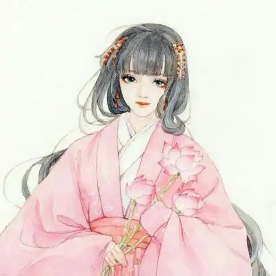  动漫古风少女头像唯美余生不吹温柔风