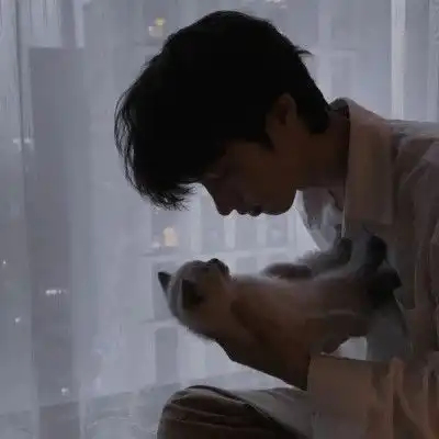  丧系悲伤男生头像