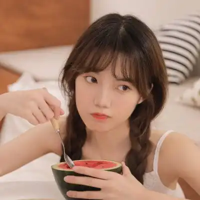 可爱女生头像萌系真人清