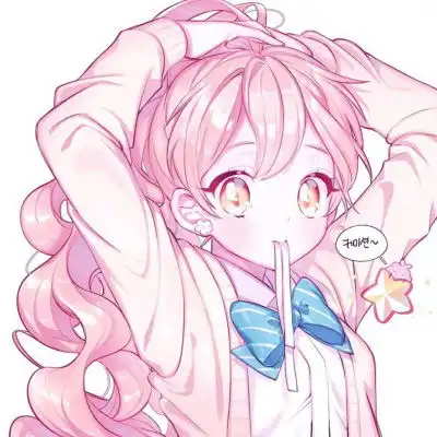  二次元女生头像清纯动漫少女图片可爱萌