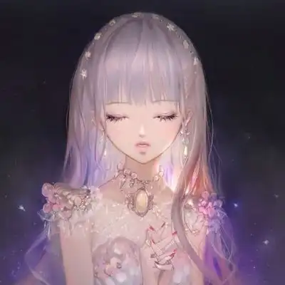  唐崎夜雨二次元手绘唯美插画自卡通动漫头像我要个性网