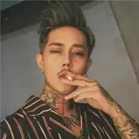  纹身男头像霸气社会图片社会纹身男头像