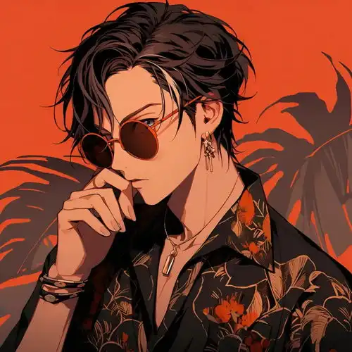  斯文败类禁欲系男生头像动漫