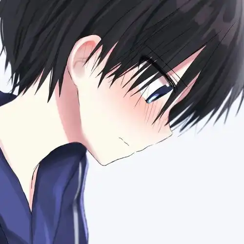  动漫男头你不是真正的快乐,但我是