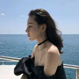 甜美系女头像侧脸step