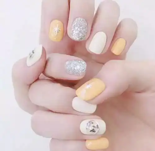  非常适合小胖手的短甲美甲,谁说短甲不能美美哒