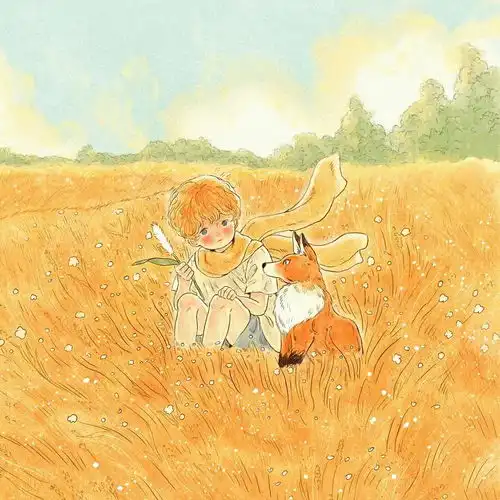 清新治愈系漫画小孩和小动物的童话世界 清新治愈系漫画小孩和小动物的童话世界