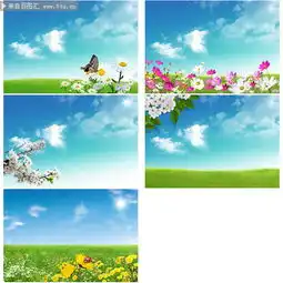 蓝天花朵图片素材 蓝天花朵图片素材