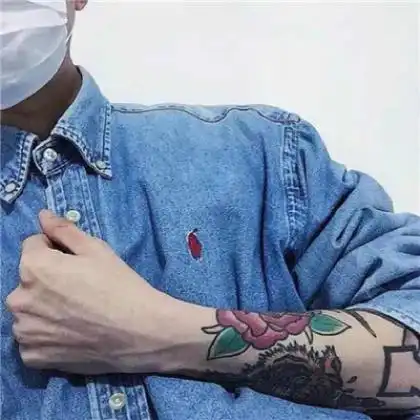 头像图片男纹身