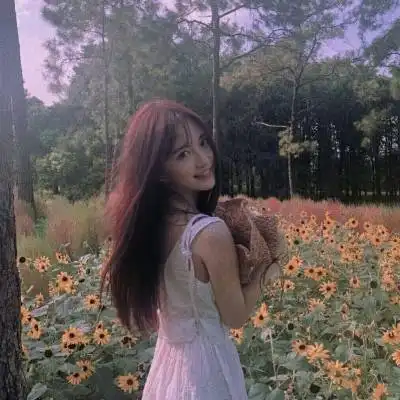  女头侧脸长发高清好看的女头森系侧脸系列