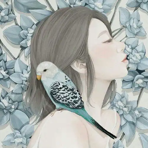  这个系列即女生被花遮住的图片谁有全部啊