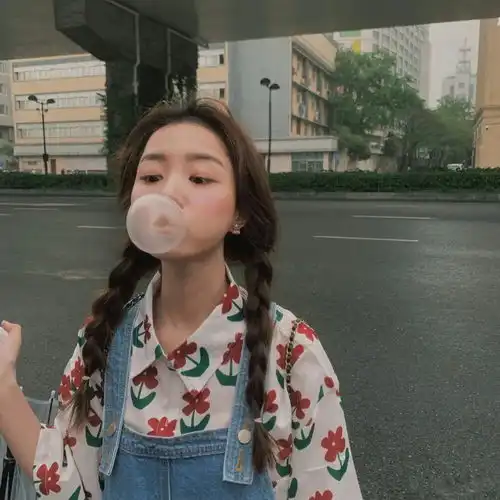 头像女花系图片真人可爱