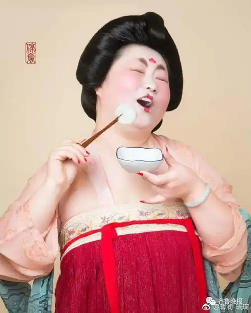  这组照片把唐代仕女复活了这是不是想吃汤圆又怕胖的你