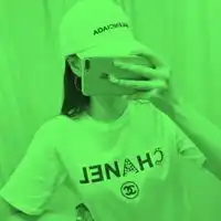  绿色仙女头像