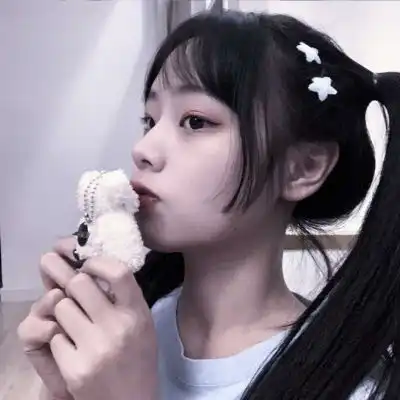 可爱系头像女生真人可保