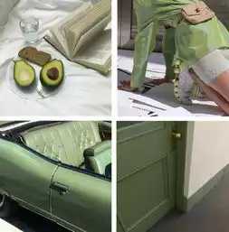  牛油果绿,今年夏天的流行色又是吃的