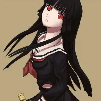  地狱少女阎魔爱头像暗黑唯美地狱少女恐怖头像