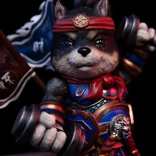 混沌燥物匠心独运再现,打造萌系猫狗门神手办 混沌燥物匠心独运再现,打造萌系猫狗门神手办