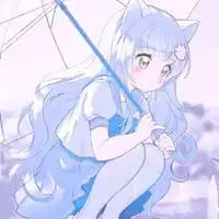  女生头像蓝色系蓝色系仙女味女生头像