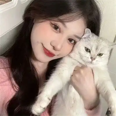 高颜值抱猫女头像 高颜值抱猫女头像