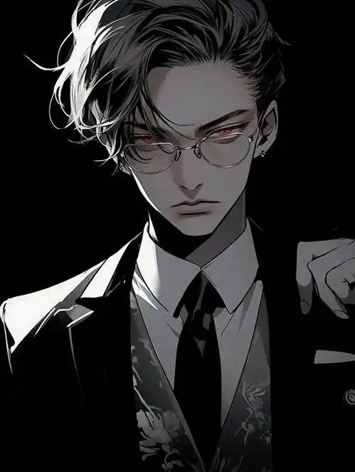  斯文败类禁欲系男生头像动漫