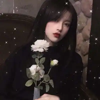  丧丧的头像女生霸气图片黑暗丧风格头像酷女系列