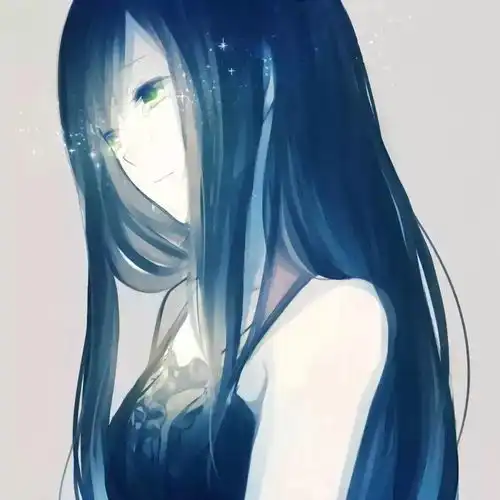 清新治愈系头像动漫女哭
