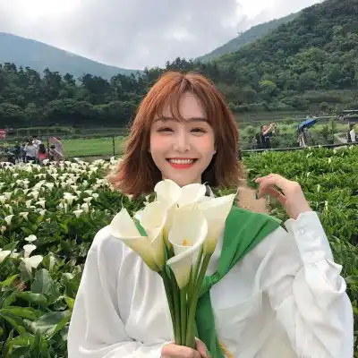  女生头像绿色系清新qq头像女生绿色社会真人