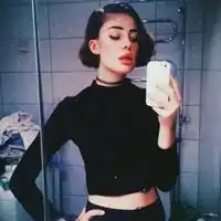  蓝色系欧美女生头像好看的蓝色调欧美女头