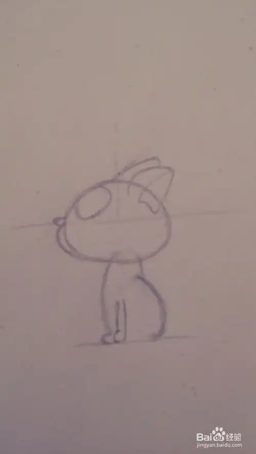  二次元萌宠小猫咪的简单画法