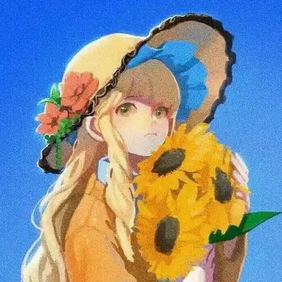 清新治愈系头像动漫女唯