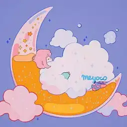  插画神奇幻想力的少女魔法色彩世界