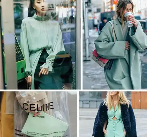  清新莫兰迪绿色穿搭更加适合万物复苏的春天