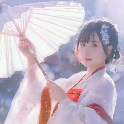  古风头像女生仙气真人懵懂少女有点冷酷的