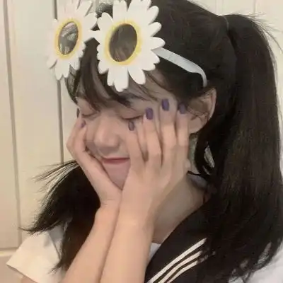 可爱系头像女生真人可保