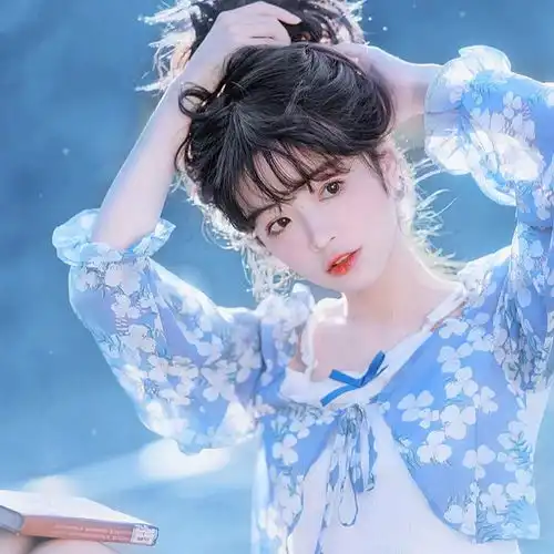 怦然心动的蓝色系女生头像 怦然心动的蓝色系女生头像