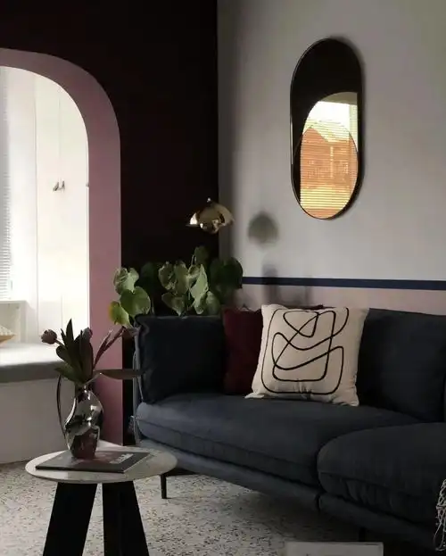 170㎡顶跃复式宅,勃艮第红蓝粉分色,她家不动格局也能优雅又时髦 170㎡顶跃复式宅,勃艮第红蓝粉分色,她家不动格局也能优雅又时髦